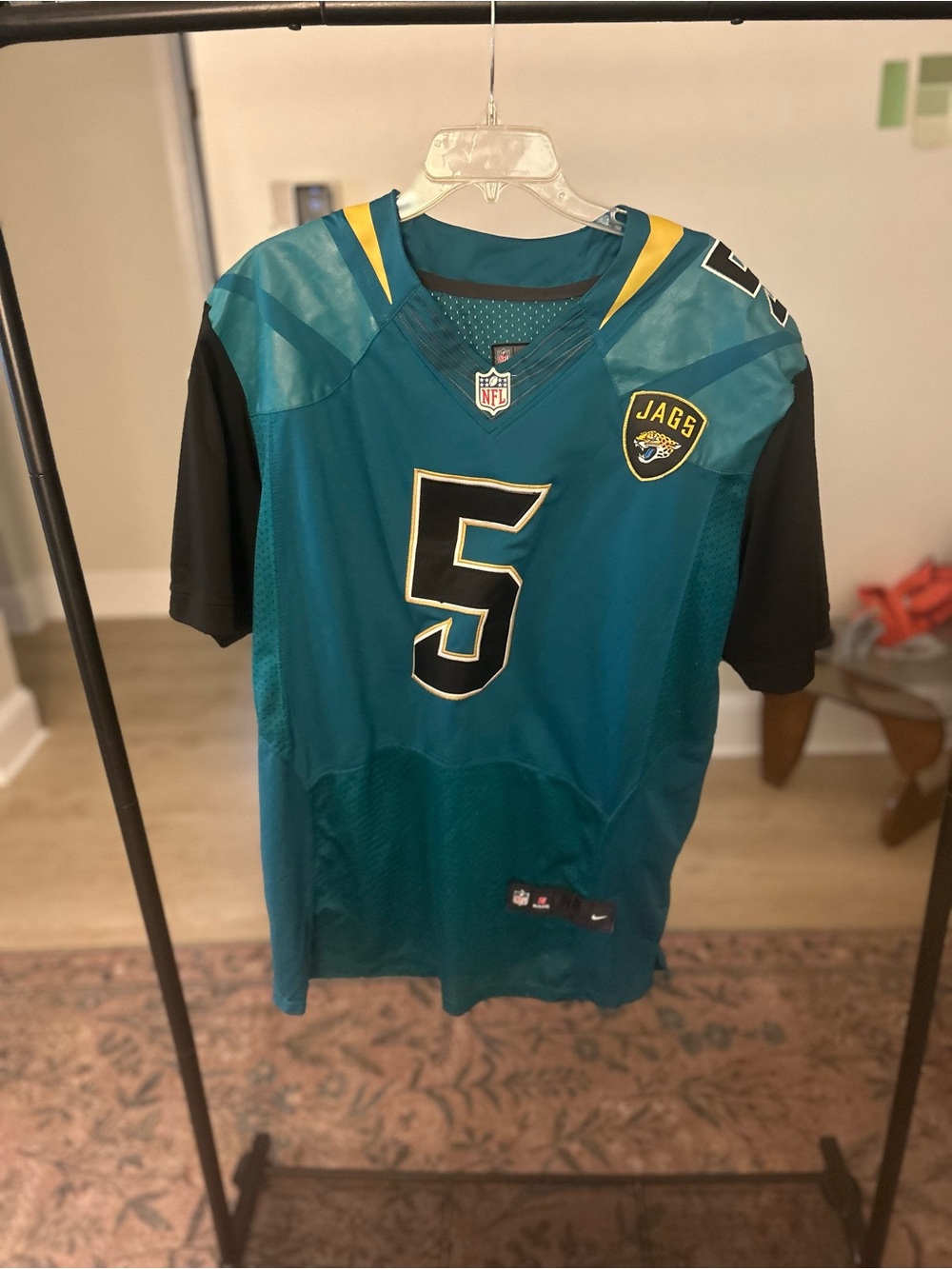 Nike Jacksonville Jaguars Teal #5 Football Jersey Blake Bortles